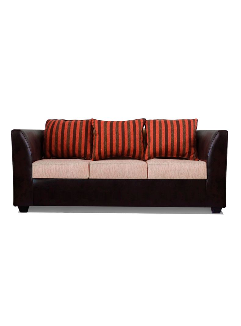 Sofa Valentino 3 Cuerpos Tela/PU