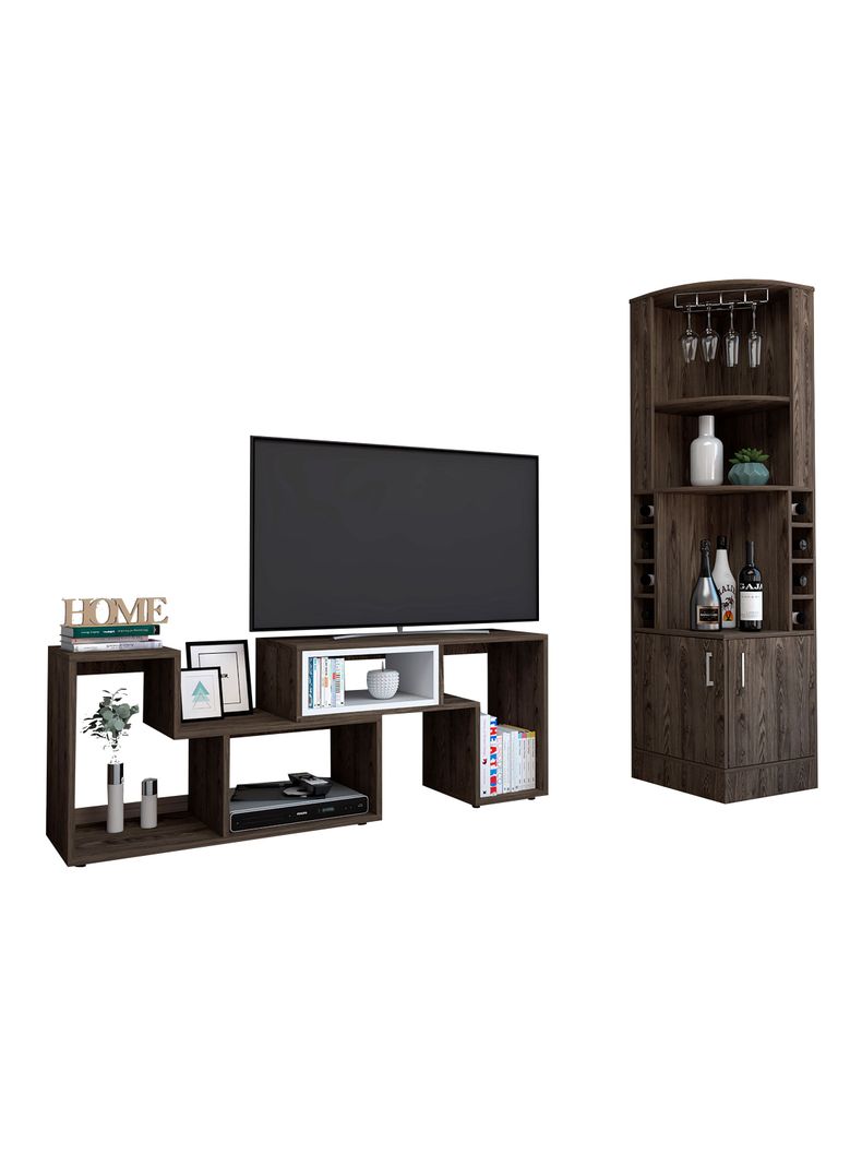 Bar Esquinero + Rack Extensible 40" Beijing-0