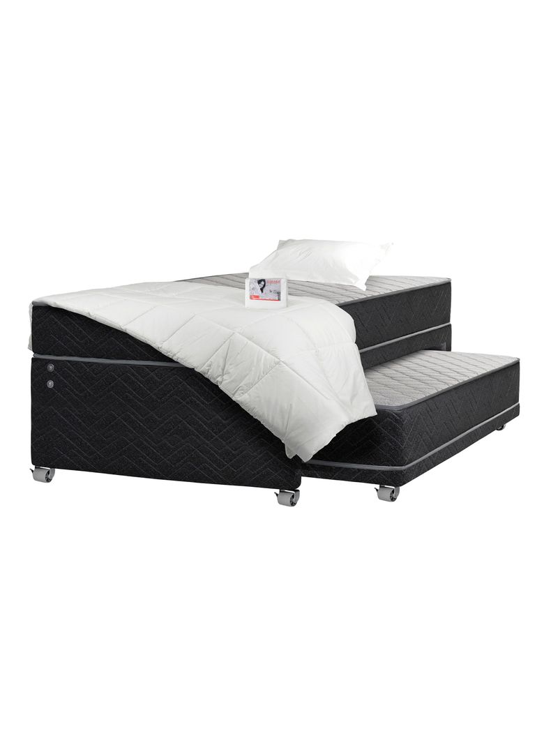 Cama Nido Apolo Black 1.5 Plazas + Textil Niño-0