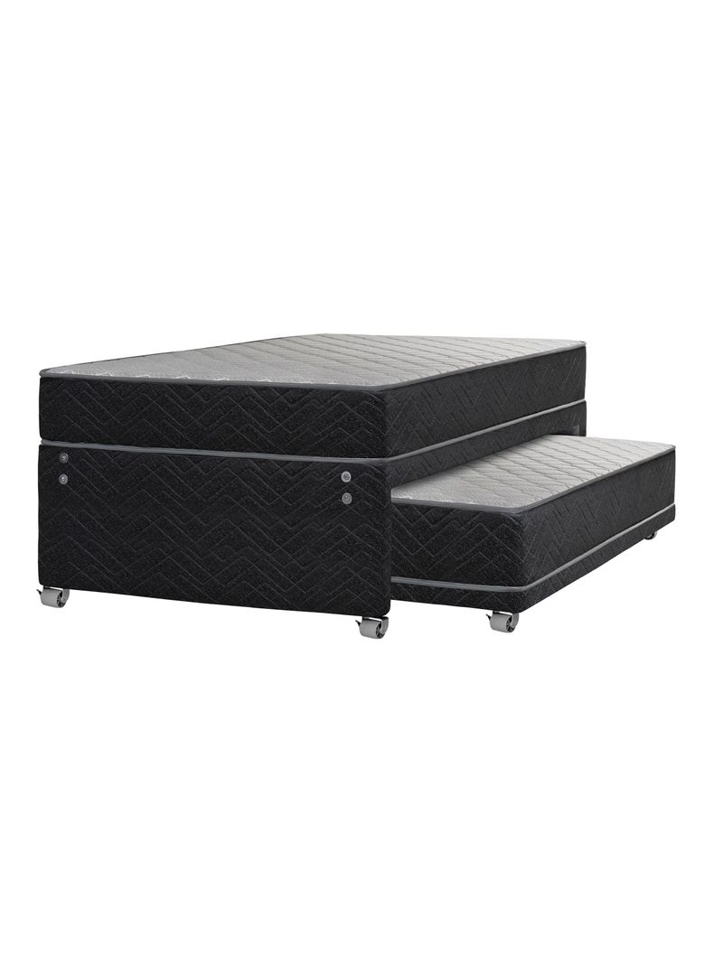 Cama Nido Apolo Black 1.5 Plazas + Textil Niño-1