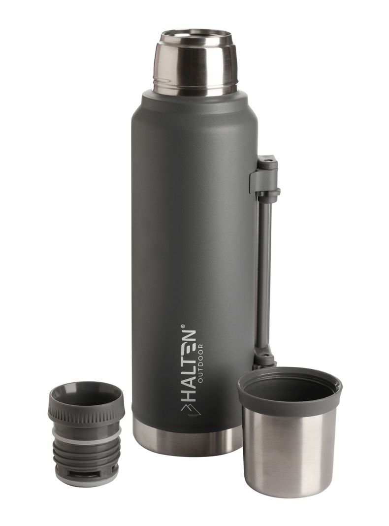 Termo Acero 1.3 Litros Outdoor Gris-1