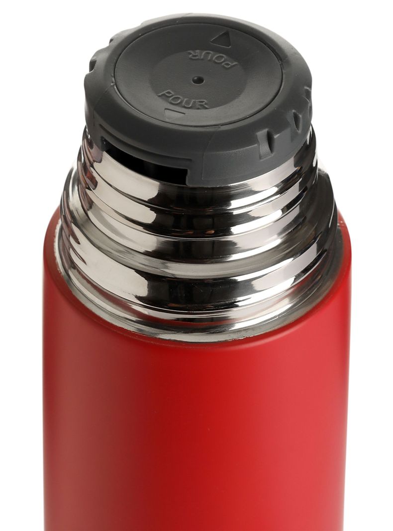 Termo Bala Acero Inox 1 Litros Rojo-2