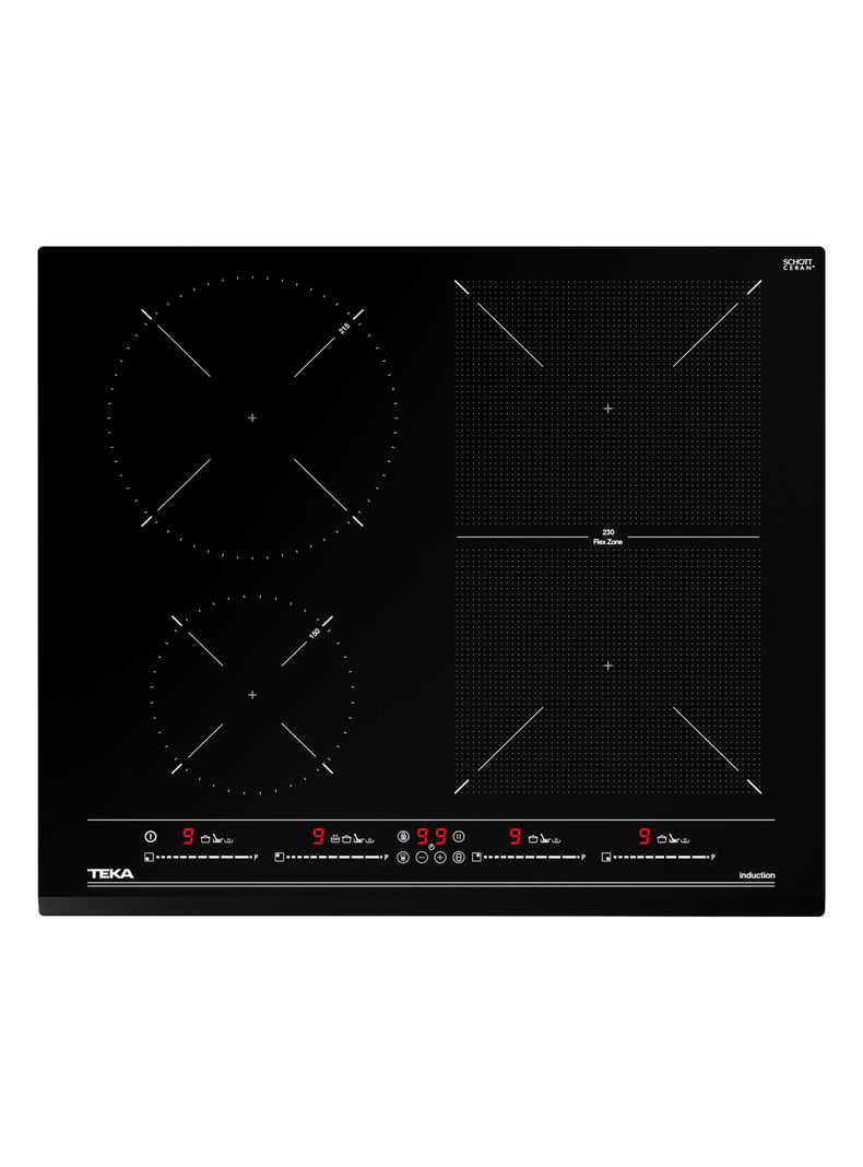 Encimera de Inducción 4 Platos IZF 64440 MSP BK Negro-0