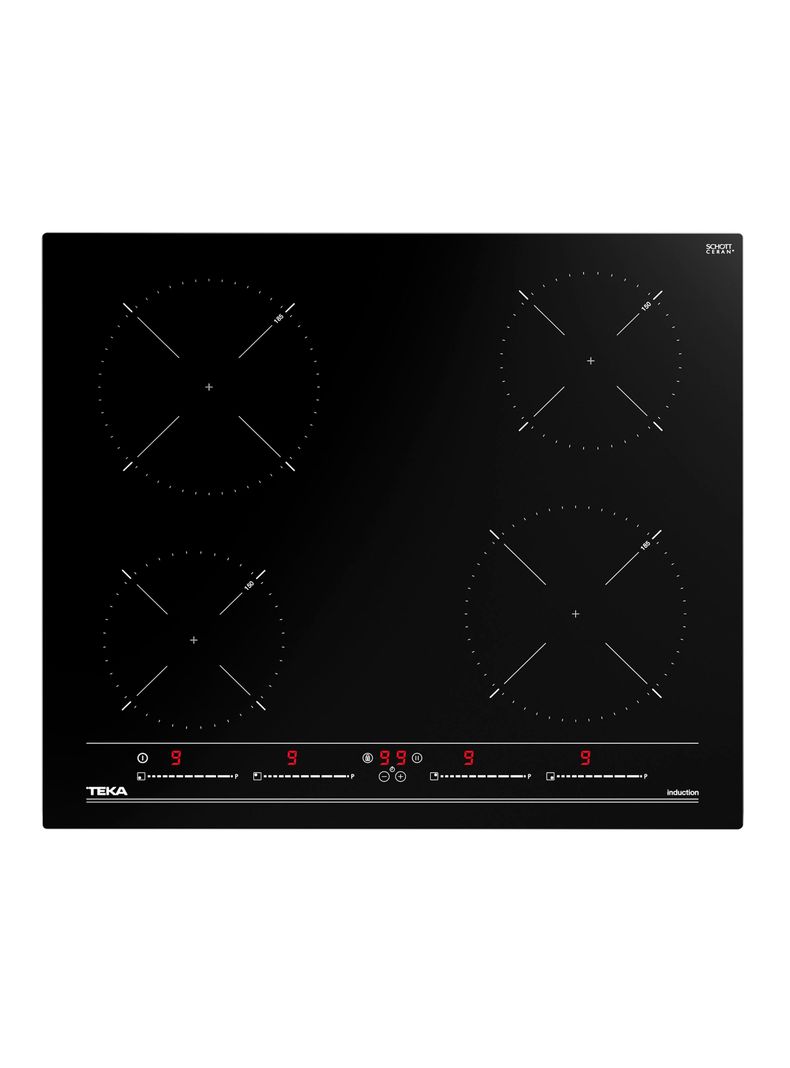 Encimera Inducción 4 Quemadores IBC 64010 BK MSS Negro-0