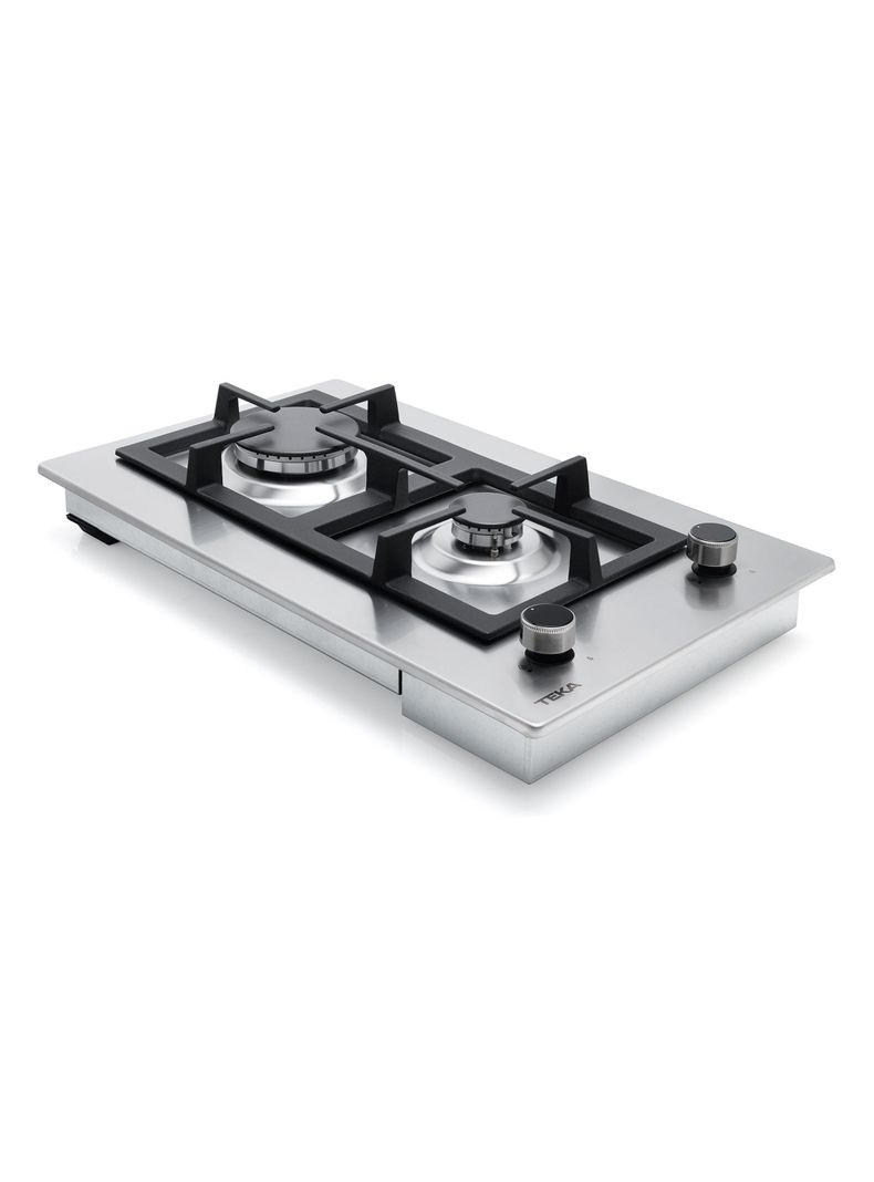 Cocina Encimera a Gas Modular 2 Quemadores EFX 30.1 2G AI AL CI Plata-1