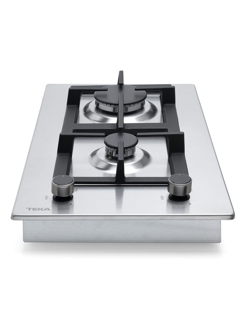 Cocina Encimera a Gas Modular 2 Quemadores EFX 30.1 2G AI AL CI Plata-3