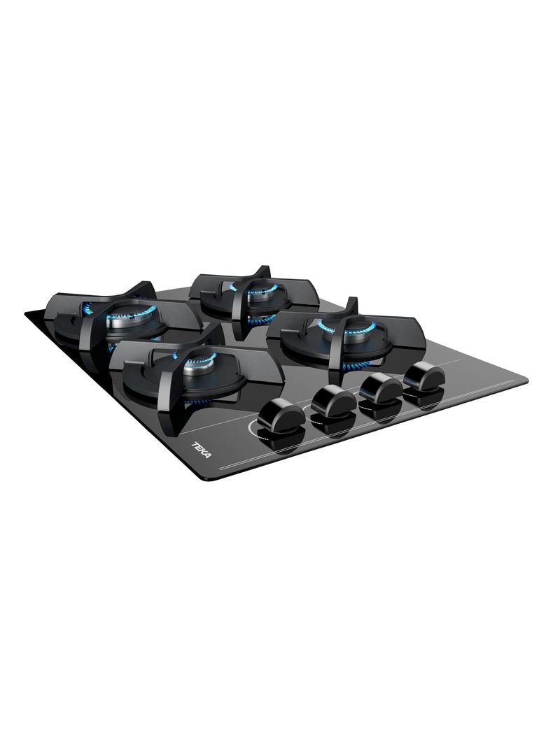 Cocina a Gas Cristal 4 Quemadores GBC 64003 KBN Negro-4