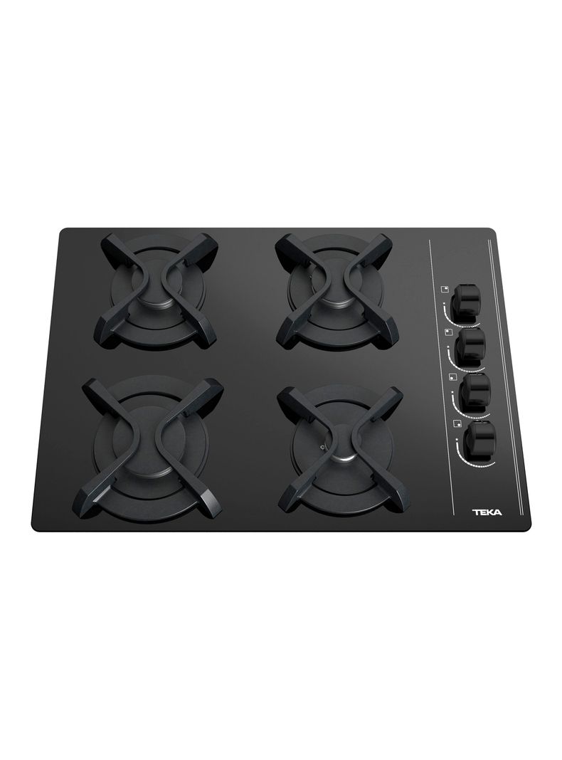 Cocina a Gas Cristal 4 Quemadores GBC 64003 KBN Negro-1