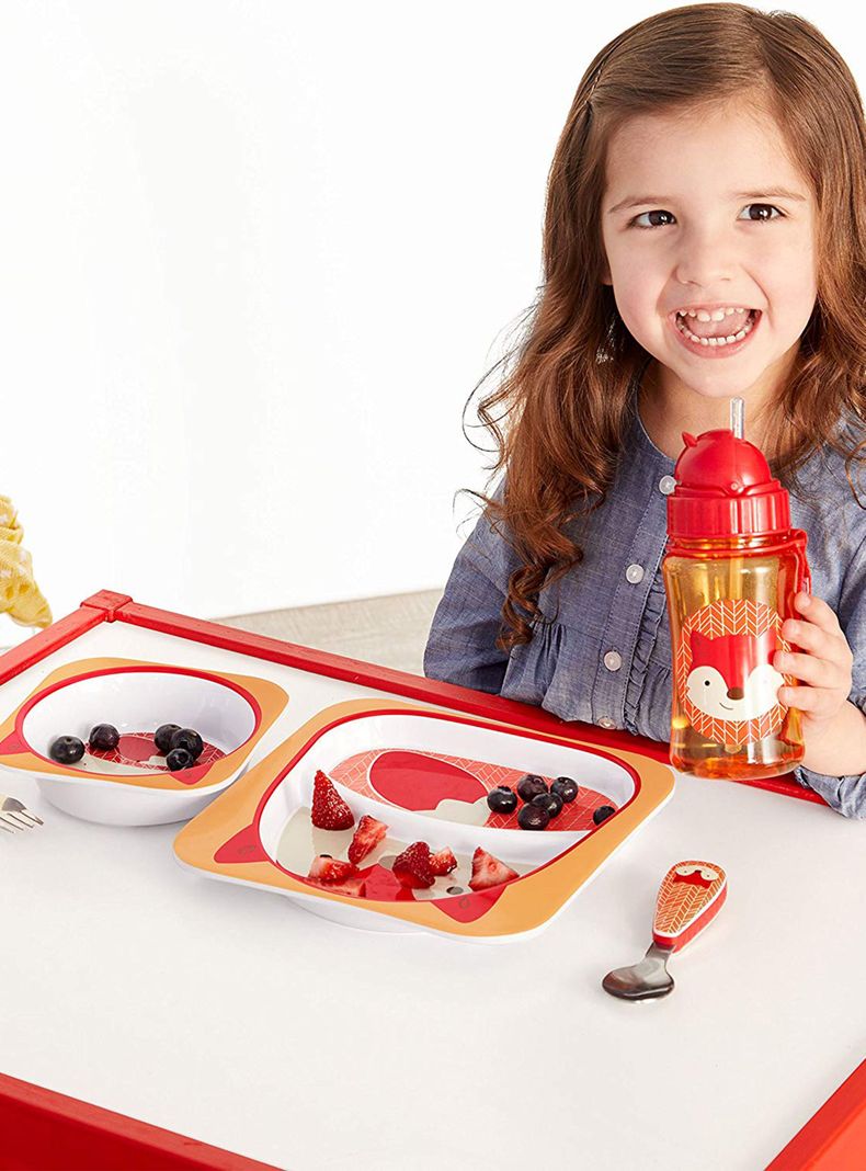 Set Cuchara y Tenedor Zoo Fox Skip Hop-2