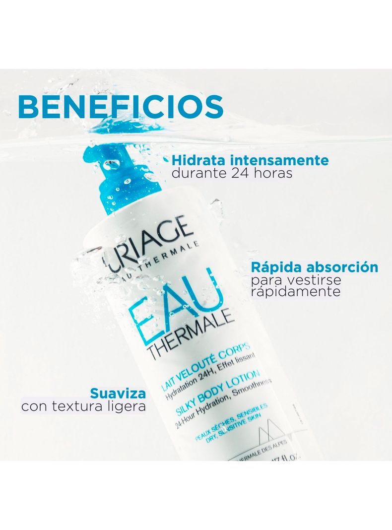Leche Corporal Sedosa Eau Thermale 500 ml de Uriage-1