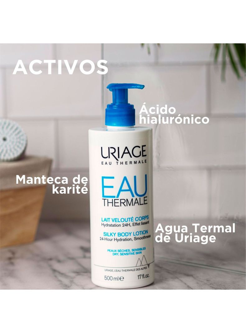 Leche Corporal Sedosa Eau Thermale 500 ml de Uriage-2