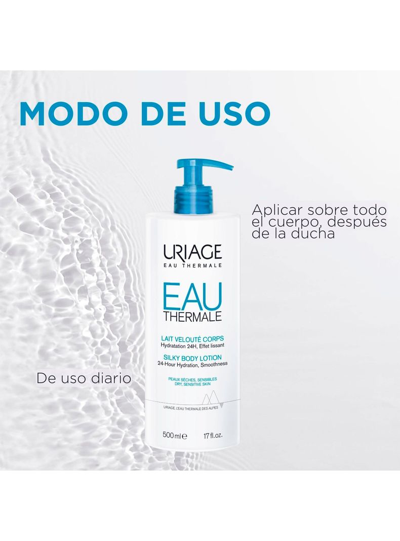Leche Corporal Sedosa Eau Thermale 500 ml de Uriage-3
