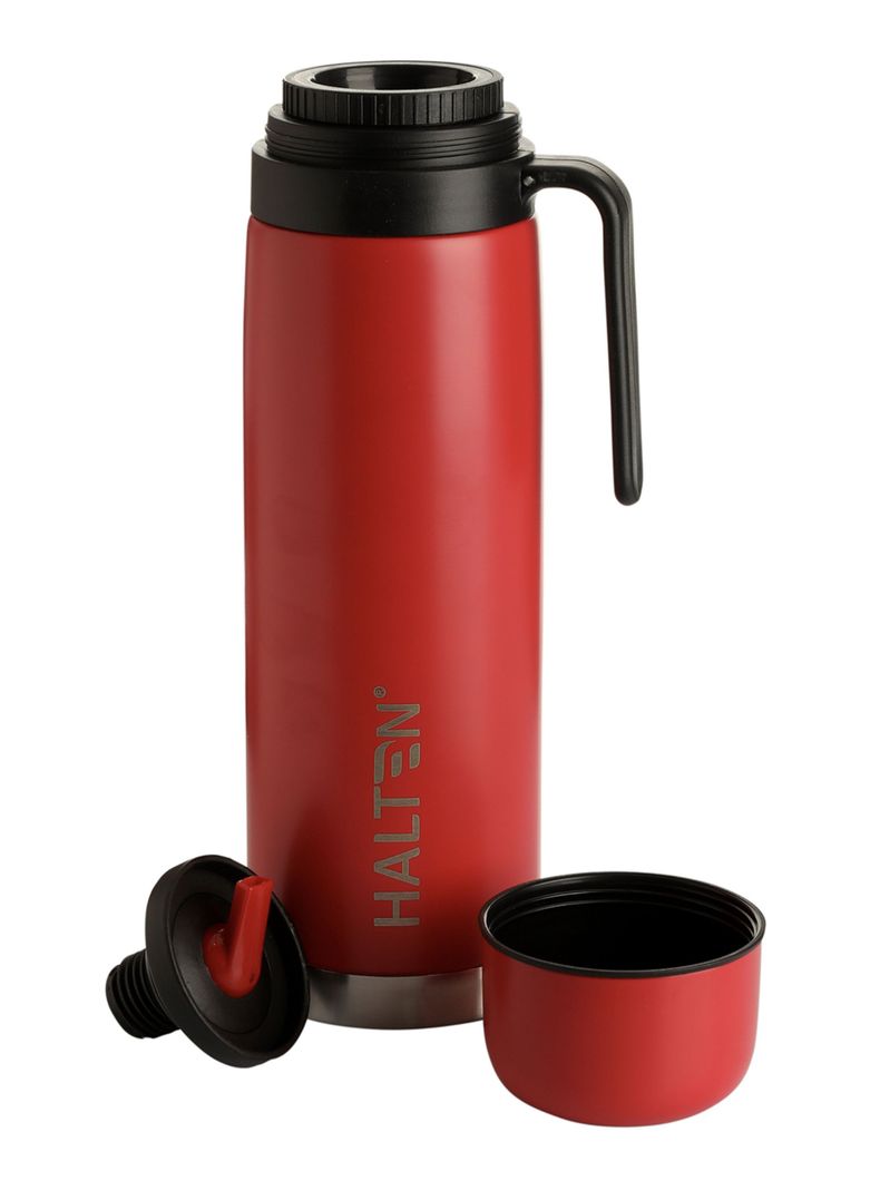 Termo Matero Acero Inox 1 Litros Rojo-1