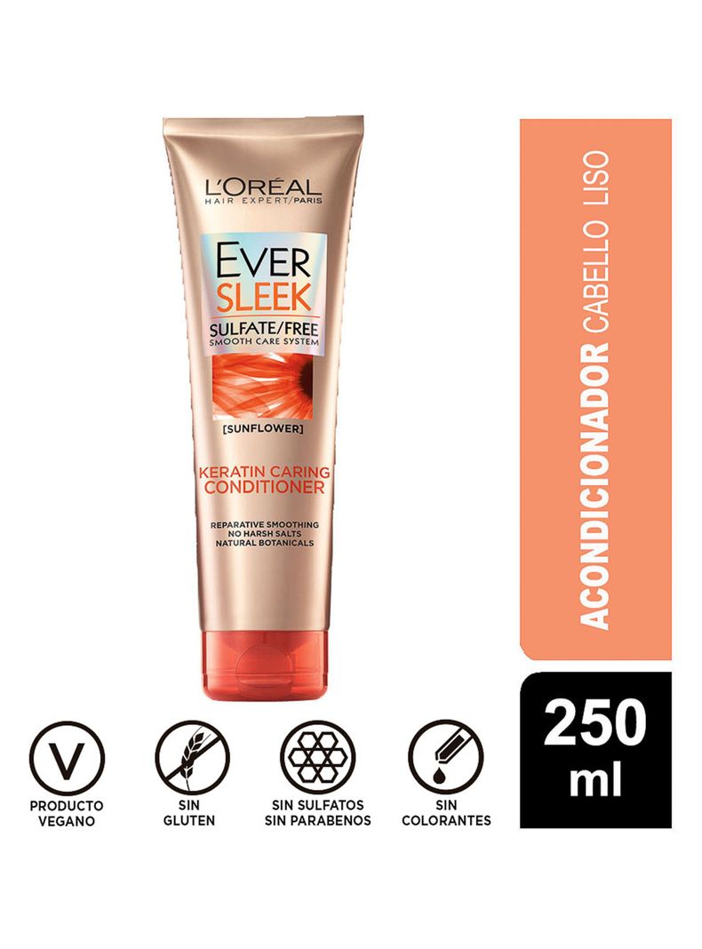Acondicionador Ever sleek Keratin Care 250 ml-0