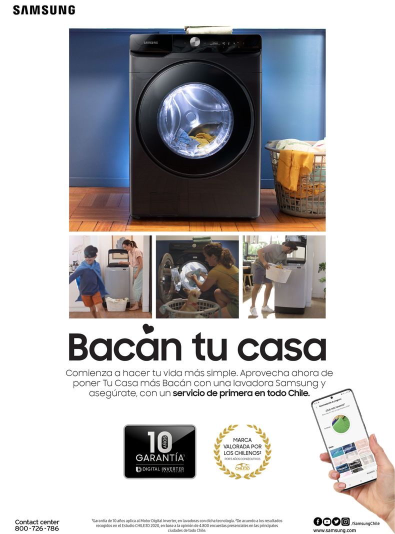 Lavadora Superior 9 Kg WA90H4400SW/ZS-9