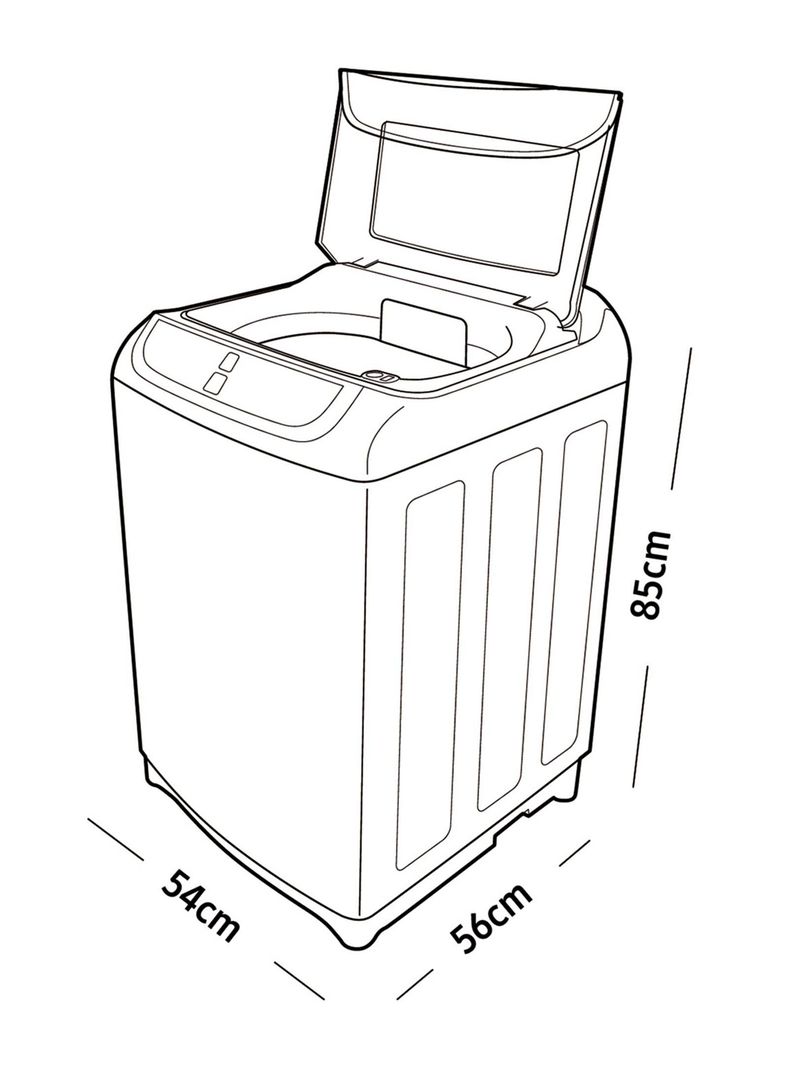 Lavadora Superior 9 Kg WA90H4400SW/ZS-1