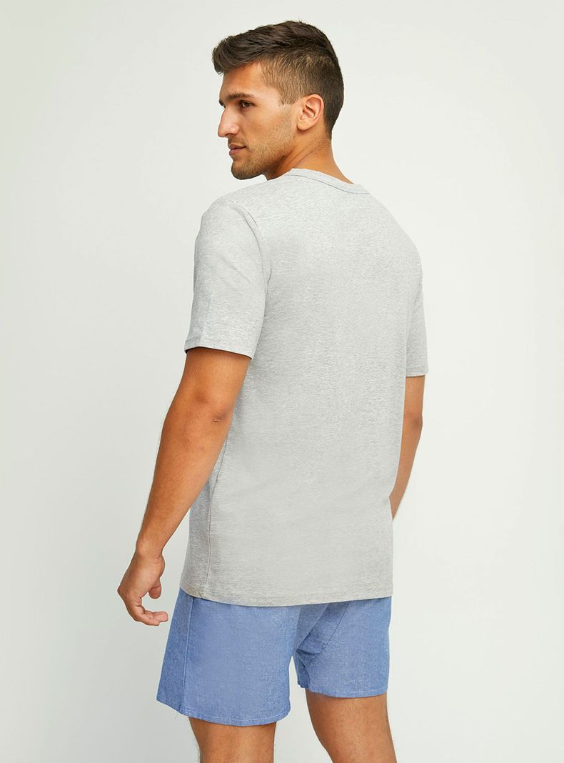 Camiseta Manga Corta Cuello Polo Algodón-1