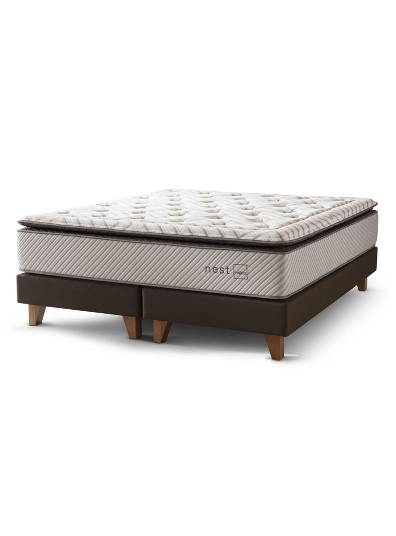 Cama Europea Nest 2 Plazas Base Dividida-0