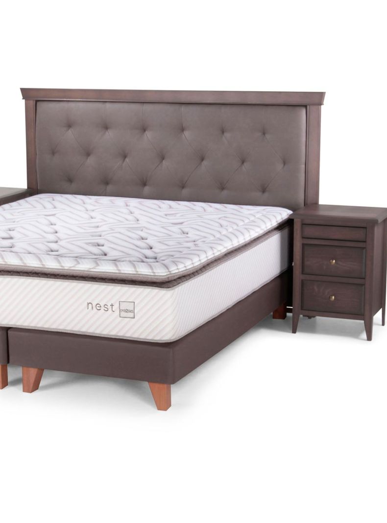 Cama Europea Nest King Base Dividida + Set Muebles Brera 50-1