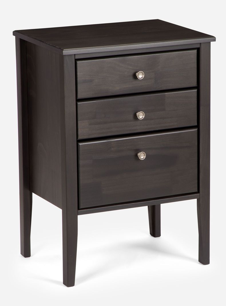 Cama Europea Driven King + Set Muebles Nolita Grafito-2