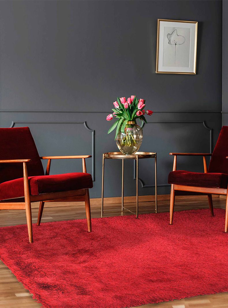 Alfombra Bengala Rojo 190x290 cm-2