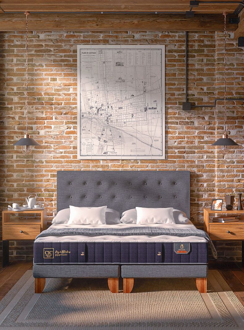 Cama Europea Premium 2 Plazas Base Dividida-4