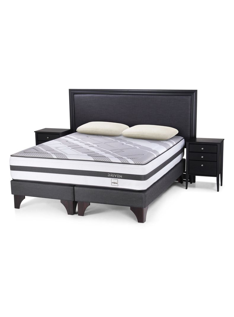 Cama Europea Driven 2 Plazas + Set de Muebles Nolita-0