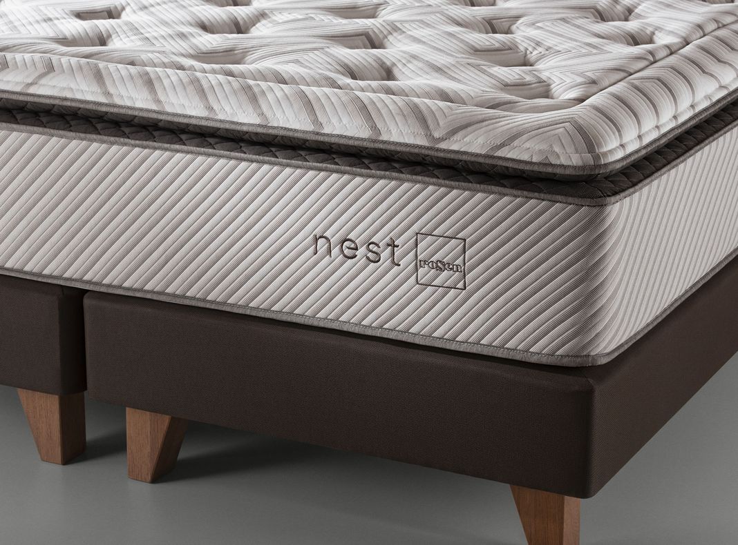 Cama Europea Nest King + Almohadas Memory Max-2