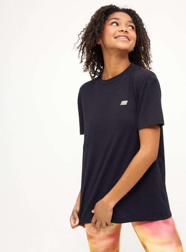 Polera Estampada Algodón Básica-0