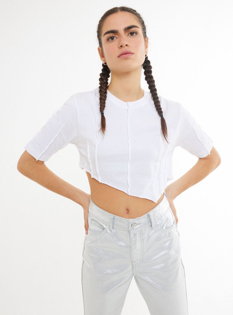 Top Blanco Jockey Talla Blanc Talla L-0