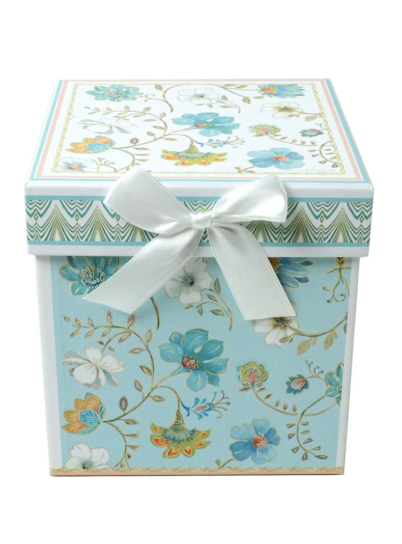Tetera y Taza Flor Celeste-5