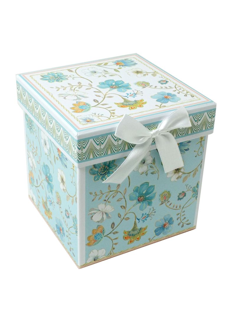 Tetera y Taza Flor Celeste-6