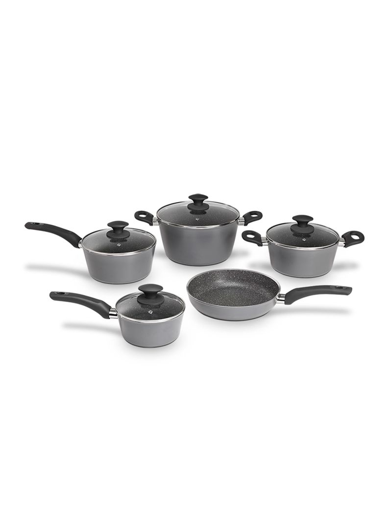 Batería de Cocina Inducción 9 Piezas Óptima Stone-1
