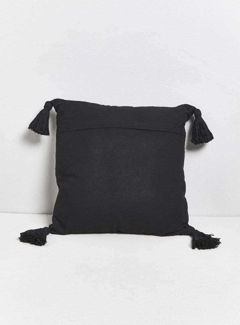Cojín Etnico Ponpom 45x45 cm-1