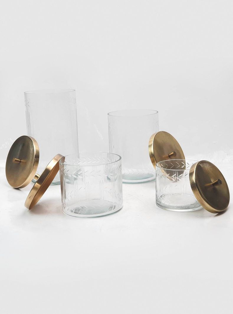 Canister con Tapa Bronce XS-3