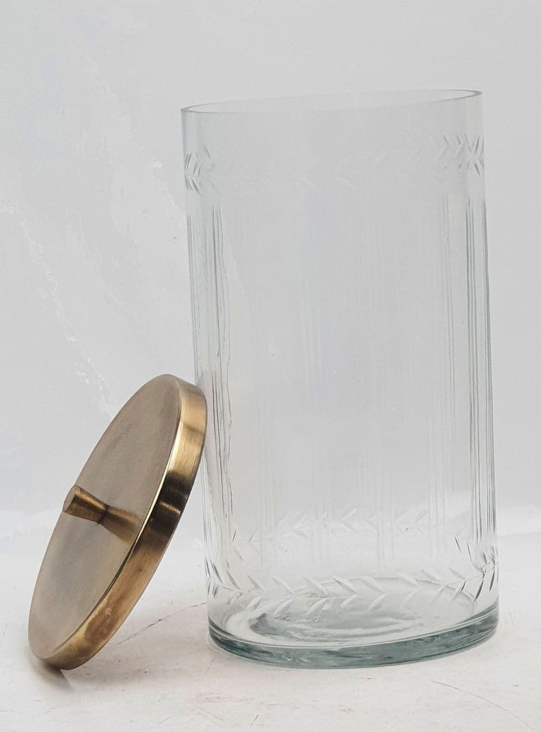 Canister con Tapa Bronce L-1