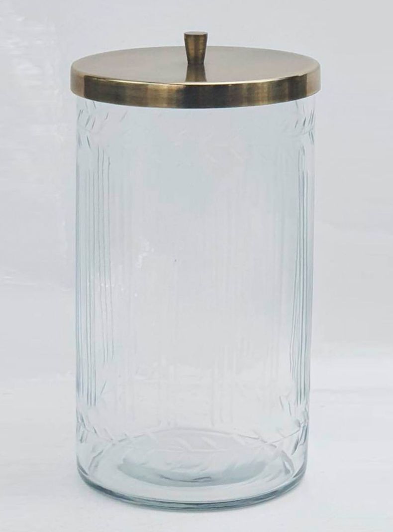Canister con Tapa Bronce L-0