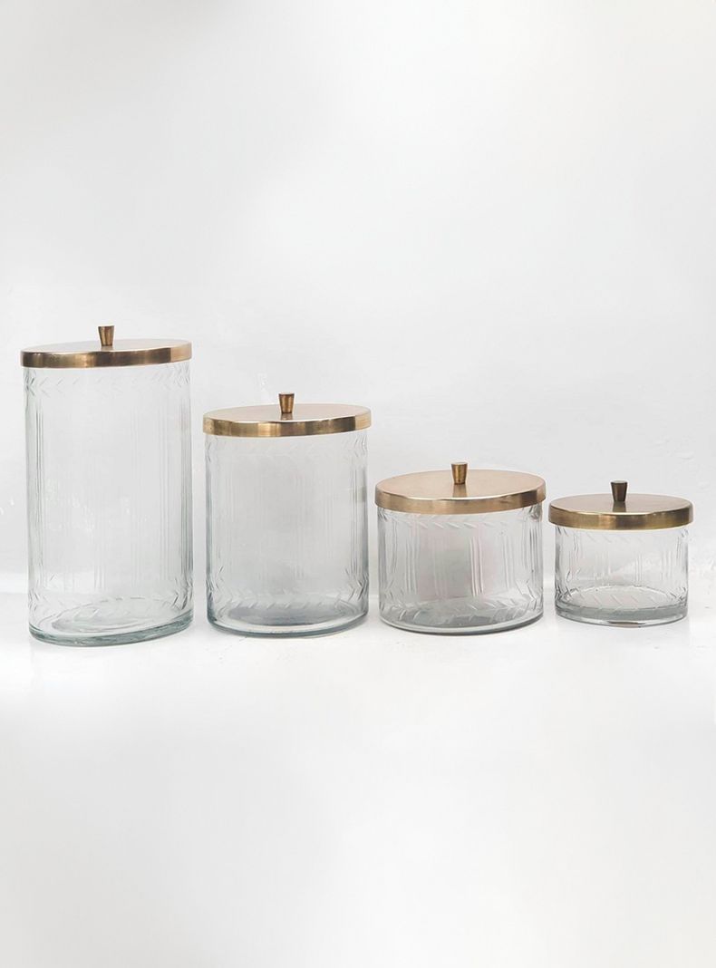 Canister con Tapa Bronce L-2