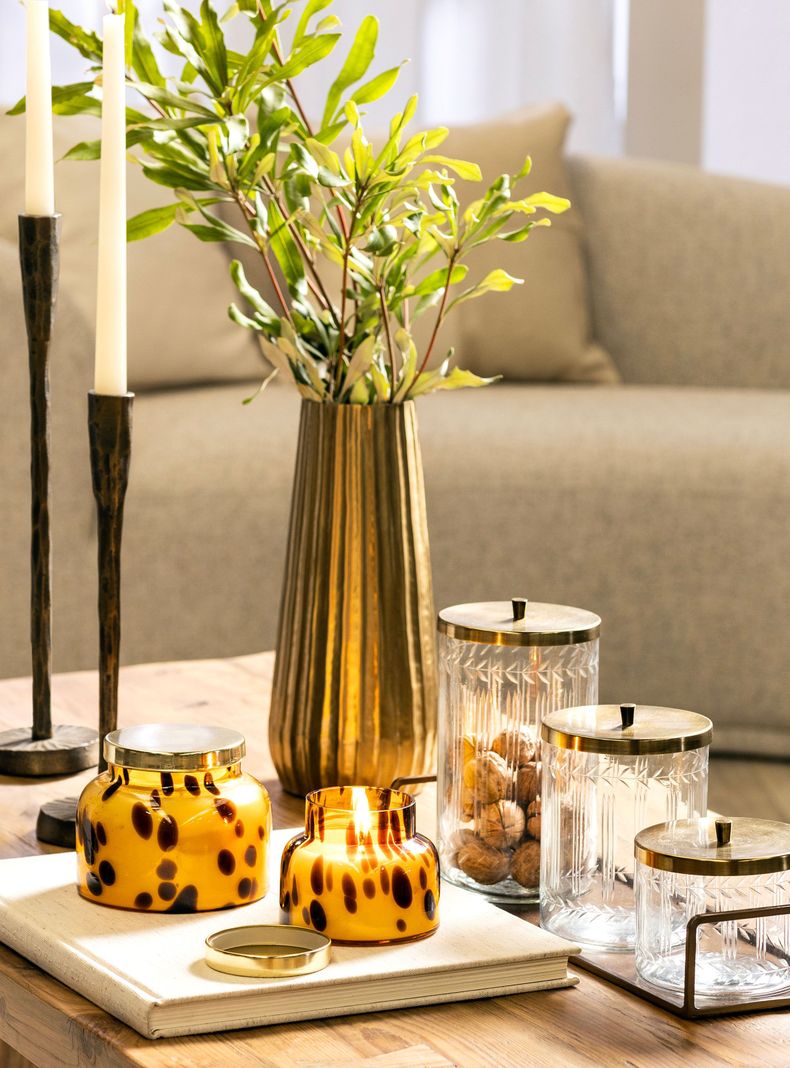 Canister con Tapa Bronce L-4