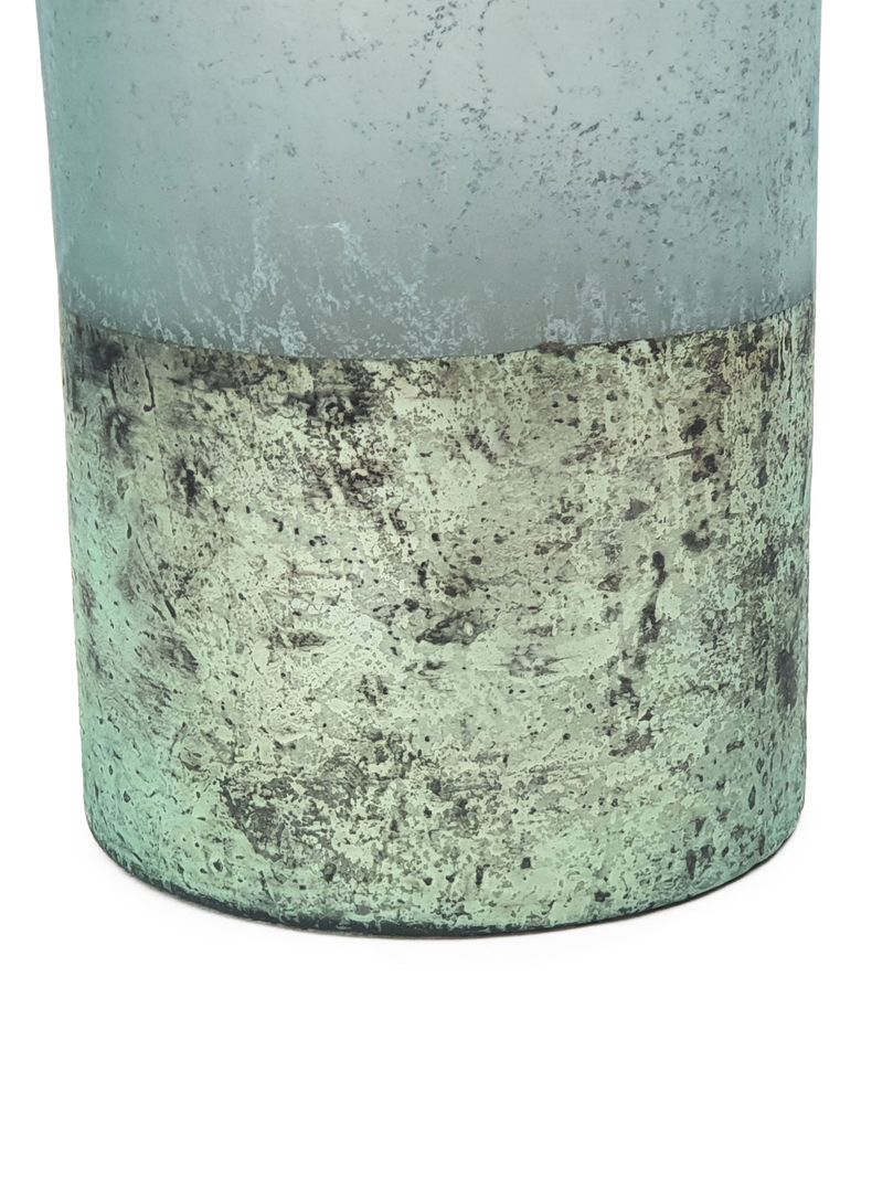 Candelabro Vidrio Azul M-4