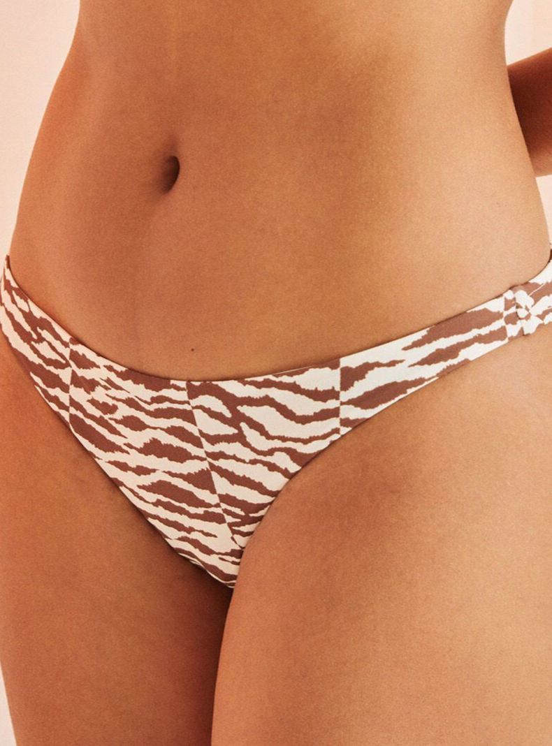 Calzón Bikini en V Estampado Cebra-0