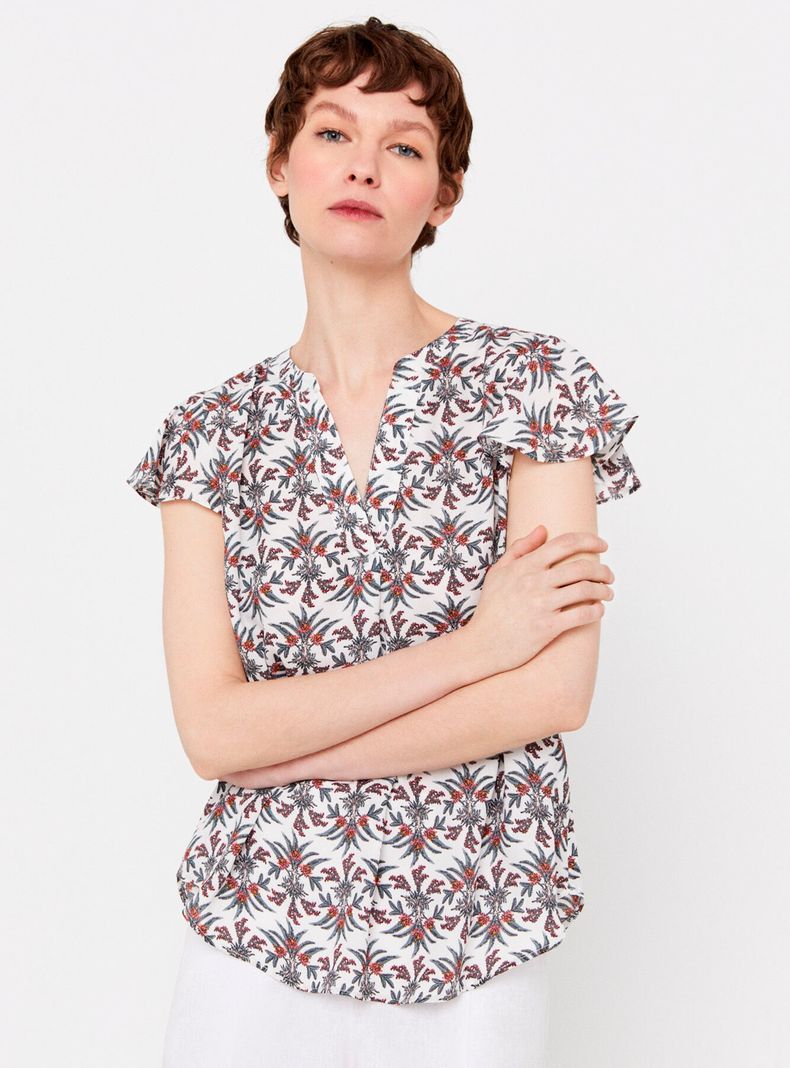 Blusa Manga Volante 2-0