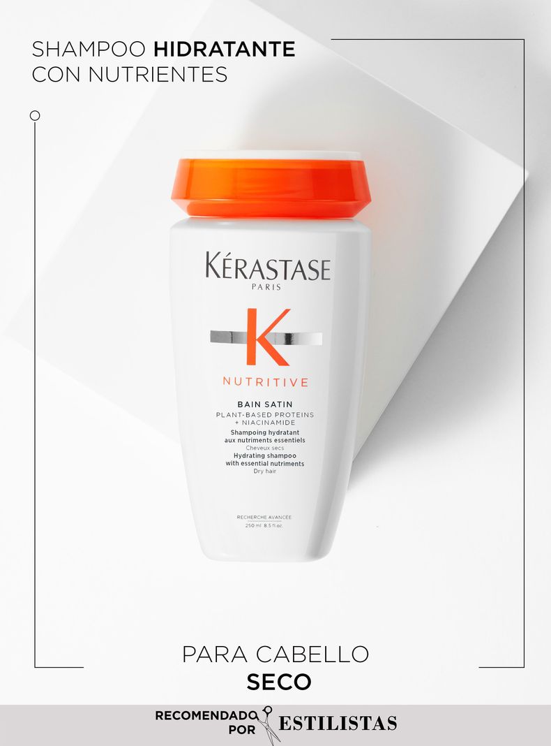 Shampoo Hidratante Cabello Seco Nutritive Bain Satin 250 ml-1