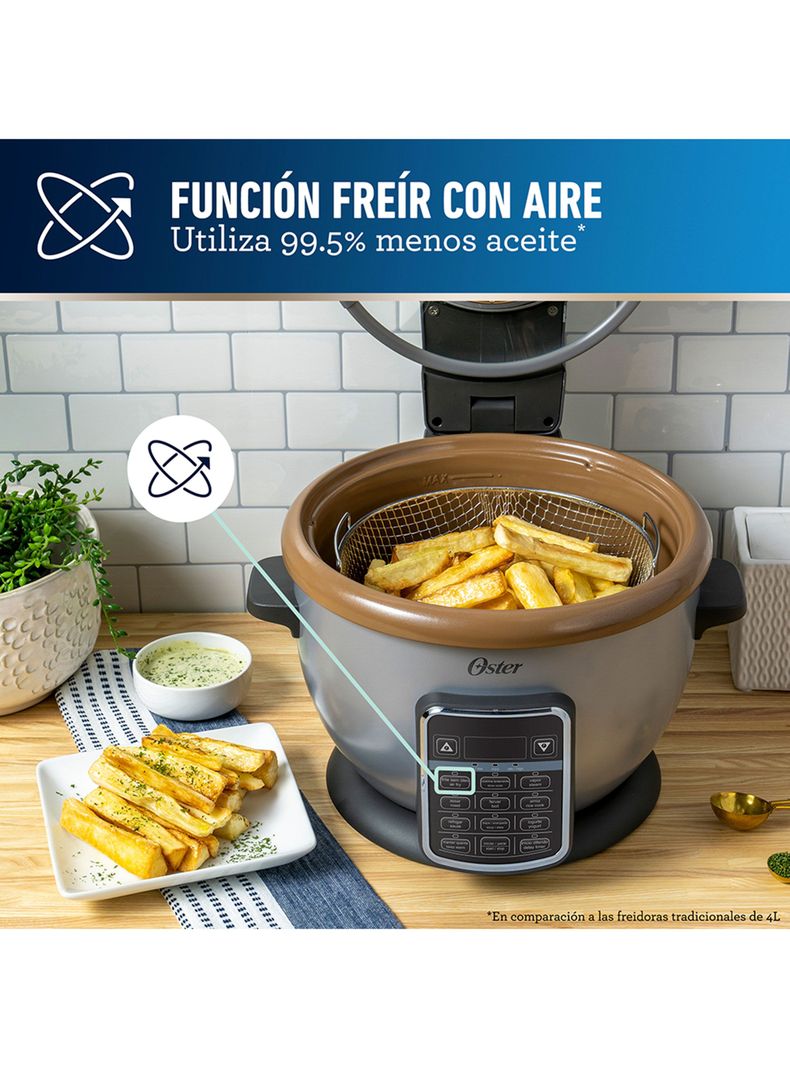 Arrocera con Freidora de Aire 10 en 1 AF22-3