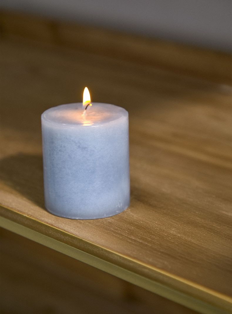 Vela Pilar Celeste 7.5 cm-4