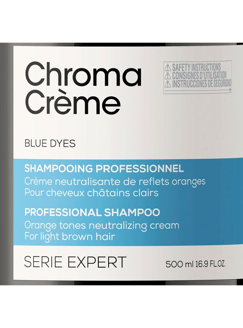 Shampoo Matizador Azul Chroma Crème Serie Expert 500 ml-1