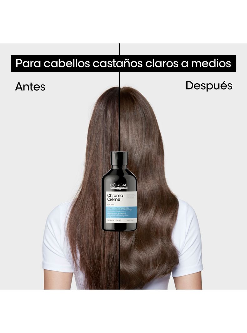 Shampoo Matizador Azul Chroma Crème Serie Expert 500 ml-4