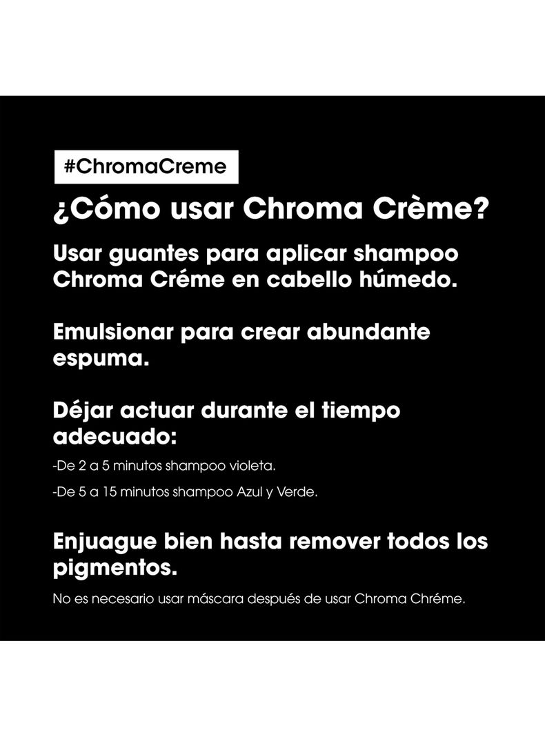 Shampoo Matizador Azul Chroma Crème Serie Expert 500 ml-7