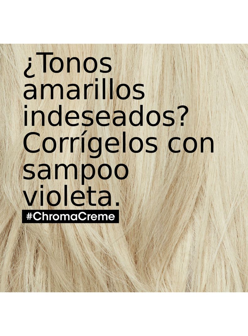 Shampoo Matizador Violeta Chroma Crème Serie Expert 500 ml-2