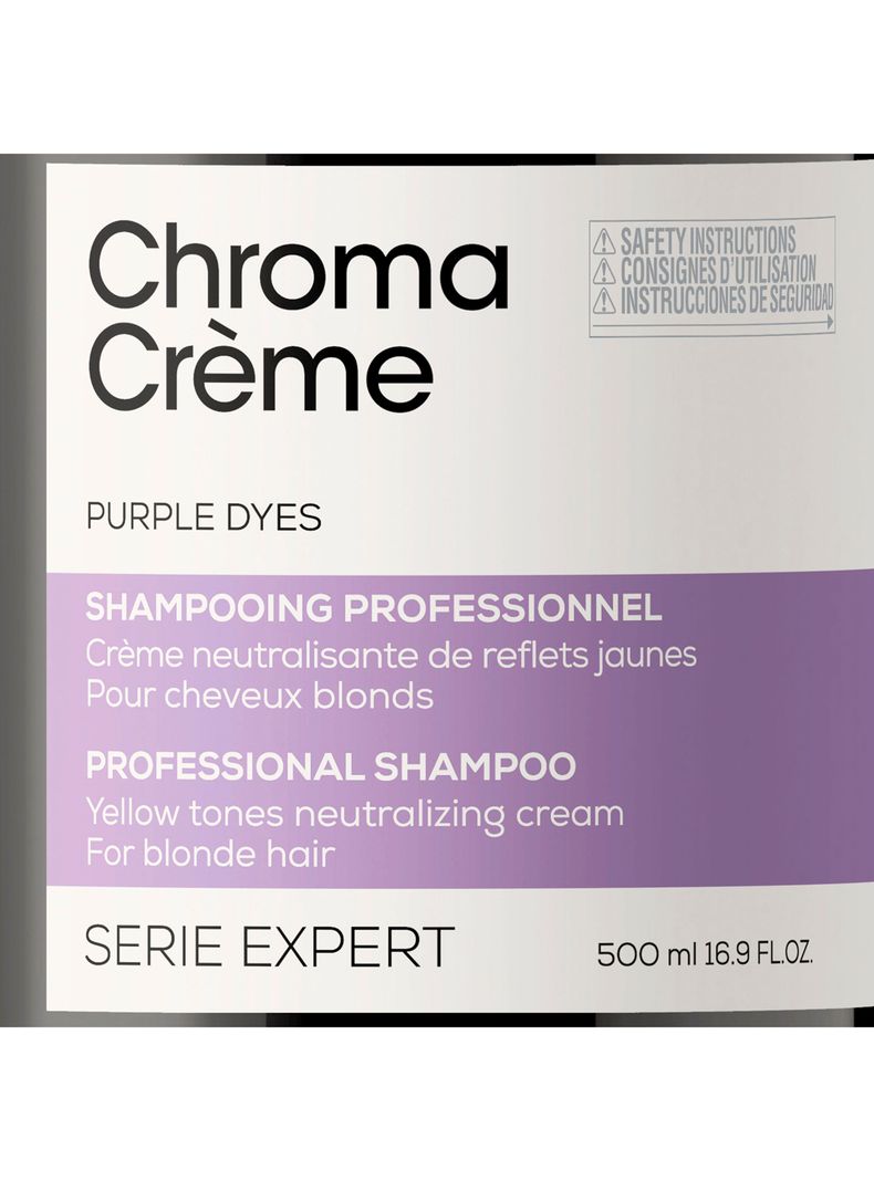 Shampoo Matizador Violeta Chroma Crème Serie Expert 500 ml-1